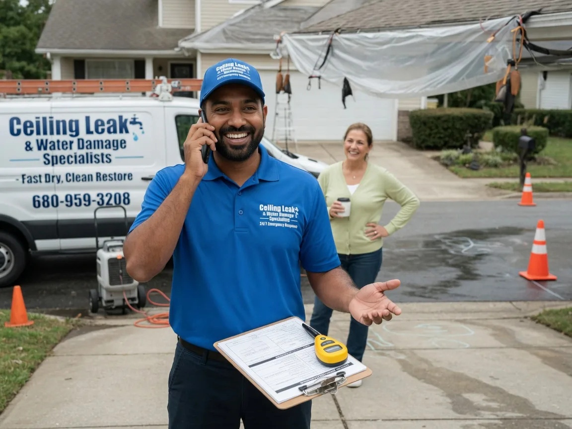 Ceiling Leak Cleanup Cranberry, PA FAQs